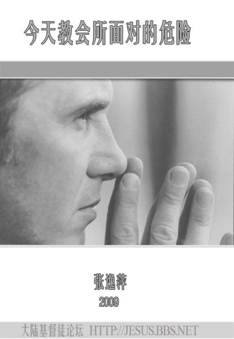 今天教会所面对的危险 封面