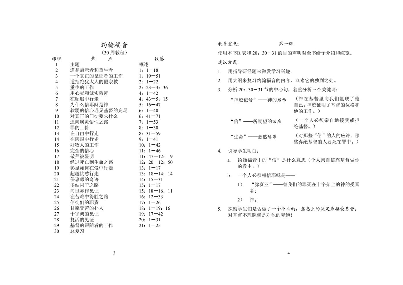 系统查经课程-约翰福音-导师本 第 2 页预览
