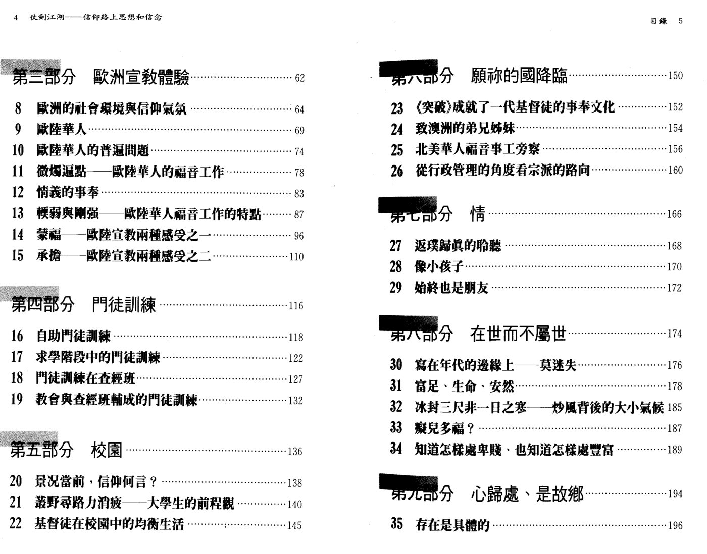 信仰路上的思想和信念 第 2 页预览