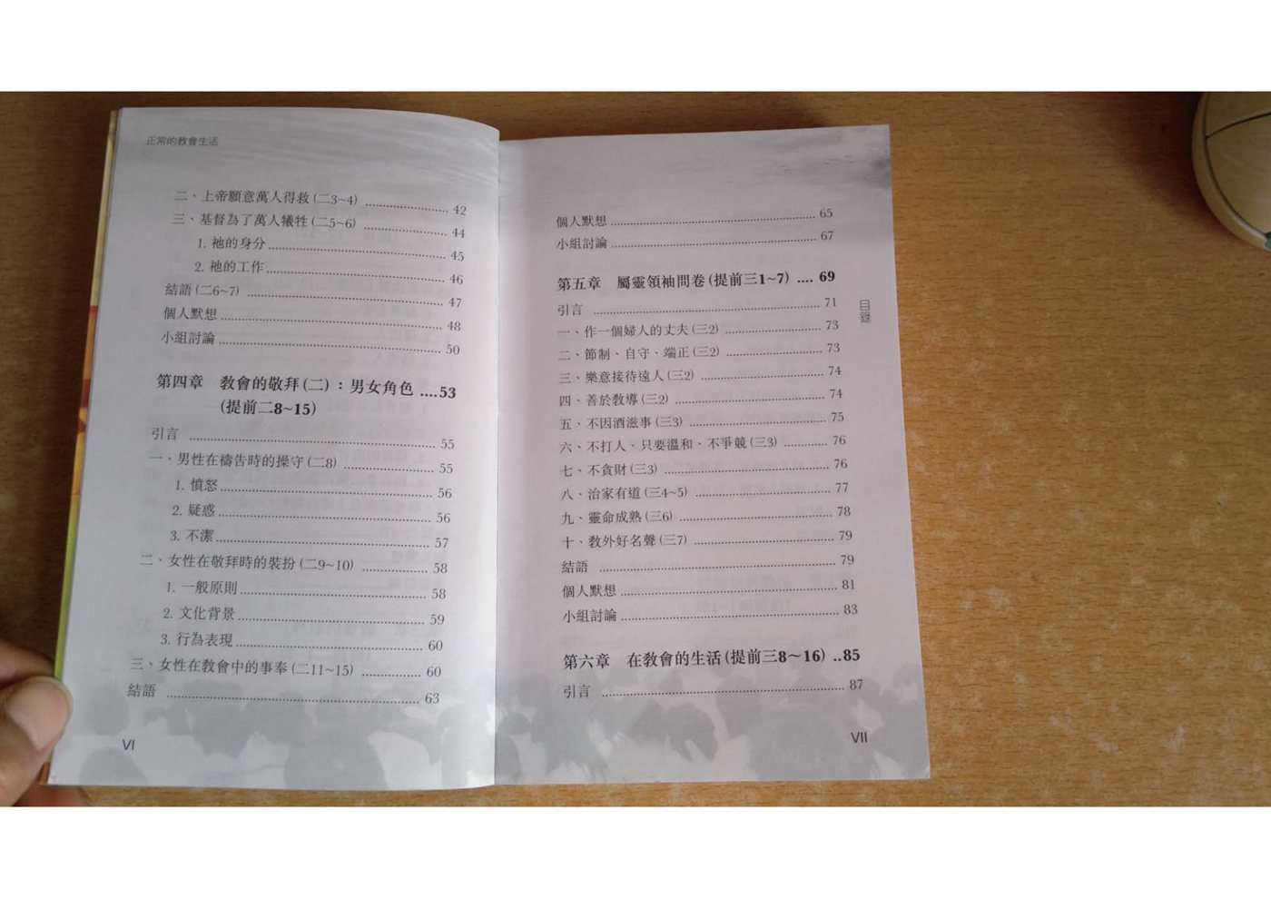 正常的教会生活：提摩太前后书进解 第 5 页预览