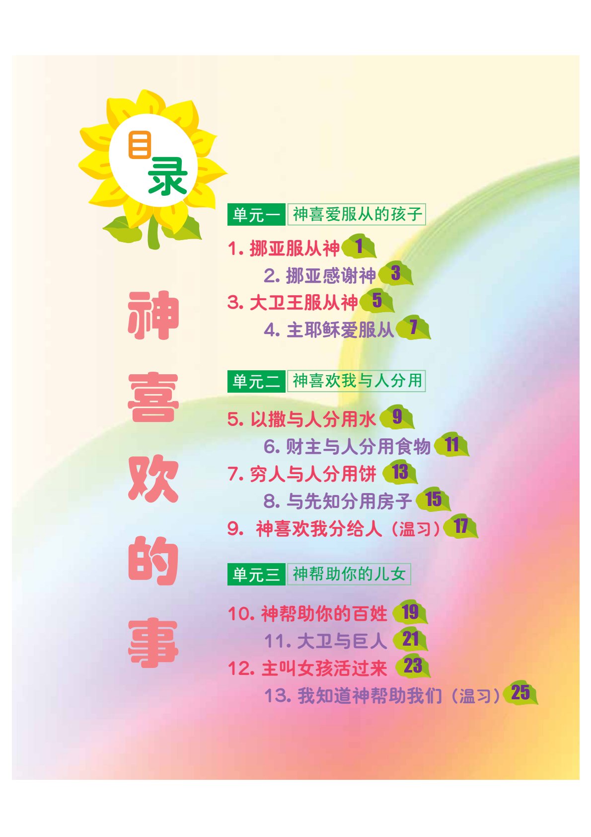 神喜歡的事學生本 第 2 页预览